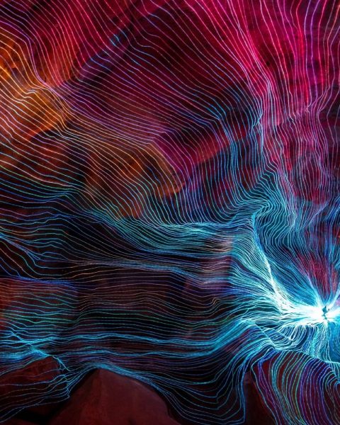 Abstract,Wave,Of,Digital,Weave,Lines,Connecting,Network,Dots,And Abstract,Wave,Of,Digital,Weave,Lines,Connecting,Network,Dots,And