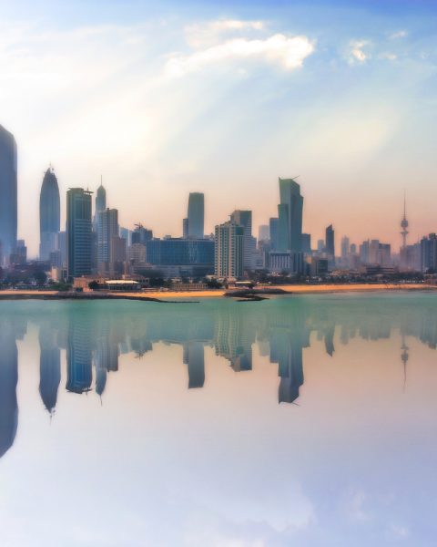 Reflection,Of,Kuwait,City Reflection,Of,Kuwait,City