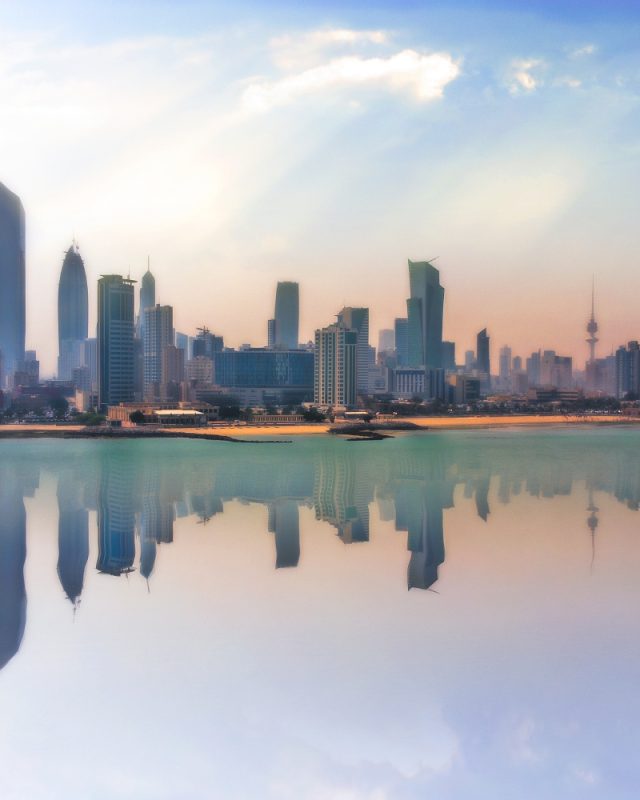 Reflection,Of,Kuwait,City Reflection,Of,Kuwait,City