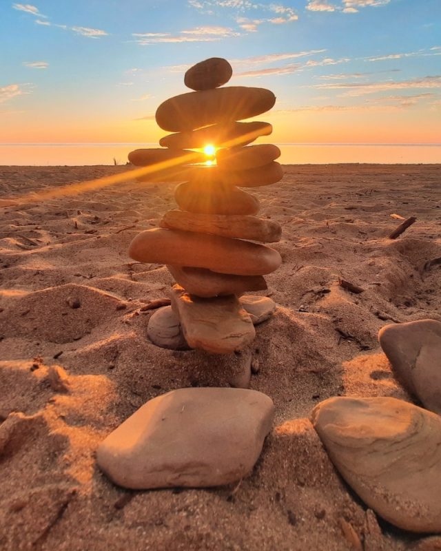 Balancing,Act,,Cairn,At,Sunset Balancing,Act,,Cairn,At,Sunset